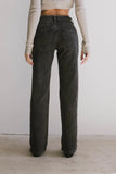 Frank and Oak Courtney Loose Fit Denim in Black FINAL SALE