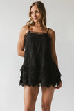 Lewis Lace Mini Dress in Black