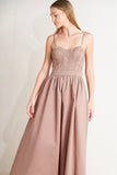 UNDERSTATED GLAM BUSTIER MIDI DRESS