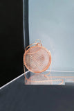 Rose Gold Metal Tennis Chain Handbag