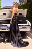 Davis Gown Crystal Bodice Corset Dress