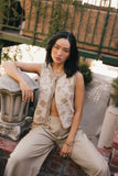 Kellie Floral Knit Vest FINAL SALE
