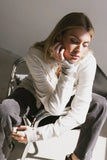 Mada Fleece Button Up in Oatmeal FINAL SALE