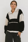 Indra Quarter Zip in Black FINAL SALE