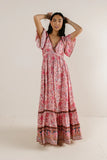 Cary Floral Dress in Pink FINAL SALE