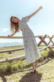 Bethie Petal Sleeve Maxi Dress
