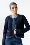 Topaz Contrast Cardigan FINAL SALE