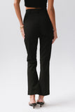 Willow Slim Straight Trouser in Black