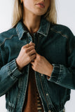 Rosette Denim Jacket