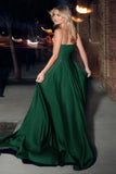 Madigan Gown STRAPLESS A LINE SOFT SATIN KEYHOLE DRESS