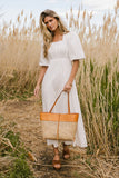 Cassia Corset Dress in Ivory FINAL SALE