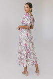 Luciana Floral Smocked Midi Dress FINAL SALE