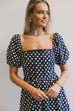 Katerina Polka Dot Midi Dress FINAL SALE