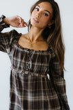 Harlow Plaid Maxi Dress FINAL SALE