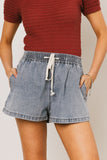 Raven Shorts in Medium Wash FINAL SALE