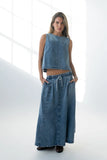 Khloe Denim Maxi Skirt