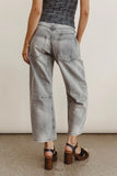 Jocelyn Barrel Jeans in Grey FINAL SALE