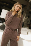 Odie Knit Sweater in Burgundy FINAL SALE
