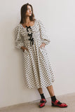 The Velveteen Bow Midi Dress FINAL SALE