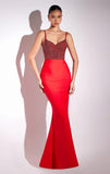 BODHI CRYSTAL BODICE MAXI DRESS