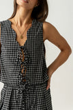 Lea Plaid Vest