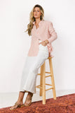 Harley Denim Midi Skirt in Cream FINAL SALE