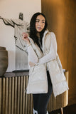 Layla Puffer Vest in Cream FINAL SALE