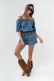 Marina Denim Romper