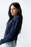 Apres Knit Sweater in Navy FINAL SALE