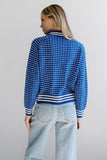 Monroe Knit Sweater in Blue FINAL SALE