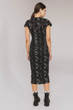Kensie Ruched Midi Dress FINAL SALE