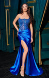 CHRISTINA GOWN REVERSE SWEETHEART STRAPLESS DRESS