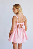 Daisy Square Neck Babydoll Mini Dress