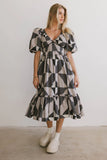 Brielle Patchwork Midi Dress FINAL SALE