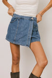 Rhia Denim Mini Skort FINAL SALE