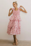 Absedee Floral Midi Dress FINAL SALE