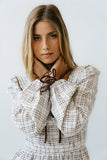 Vale Smocked Blouse in Mocha FINAL SALE