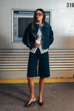 Alden Bermuda Shorts in Dark Wash