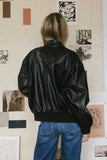 Call Me Back Vegan Jacket in Black FINAL SALE