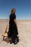 Amanda Tiered Dress in Black FINAL SALE