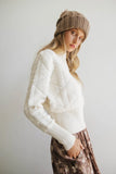 Sheena Quilted Jacket in Ivory FINAL SALE