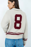 Polly Knit Jacket in Oatmeal FINAL SALE