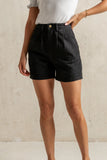 Mabel Denim Shorts in Black