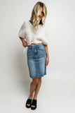 Louise Denim Midi Skirt FINAL SALE