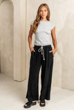 Nico Wide Leg Pants in Black FINAL SALE