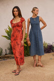 Charles Floral Maxi Dress