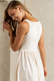 Barrett Midi Dress in Natural FINAL SALE