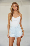 Miley Star Denim Shorts