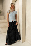 Marlee Floral Maxi Skirt in Black FINAL SALE