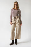 Kiya Striped Top in Burgundy FINAL SALE